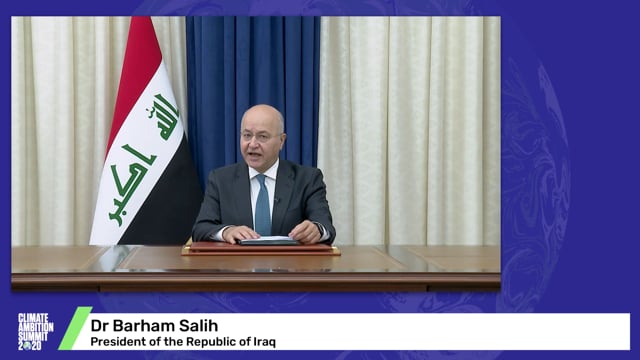 Dr Barham Salih<br>President of the Republic of Iraq