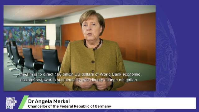 Dr Angela Merkel<br>Chancellor of the Federal Republic of Germany