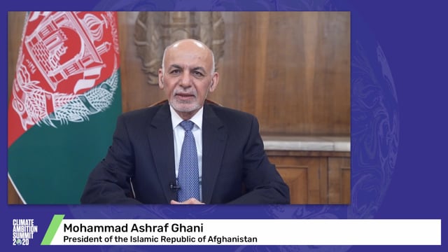 Mohammad Ashraf Ghani<br>President of the Islamic Republic of Afghanistan