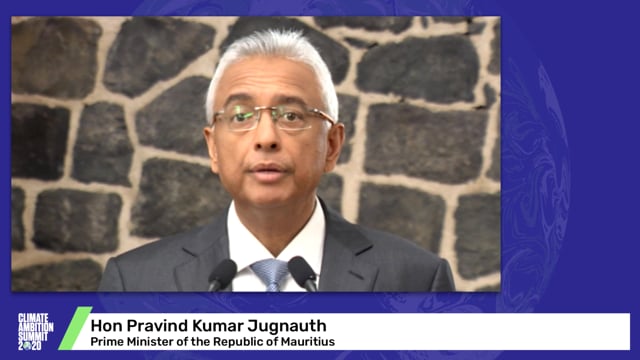 Hon Pravind Kumar Jugnauth<br>Prime Minister of the Republic of Mauritius