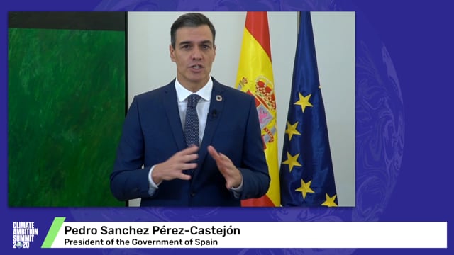 Pedro Sanchez Pérez-Castejón<br>President of the Government of Spain