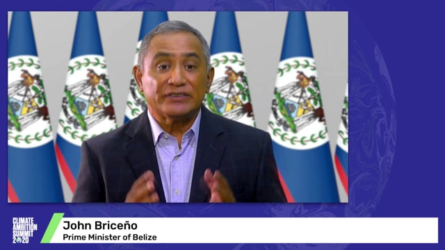 John Briceño<br>Prime Minister of Belize