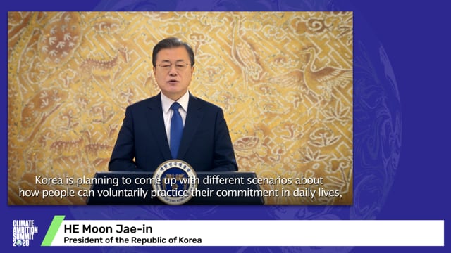 HE Moon Jae-in<br>President of the Republic of Korea
