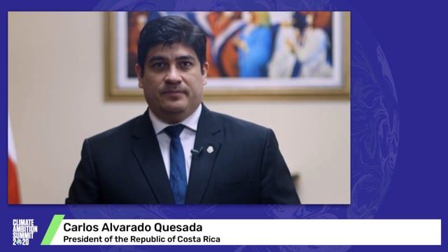 Carlos Alvarado Quesada<br>President of the Republic of Costa Rica