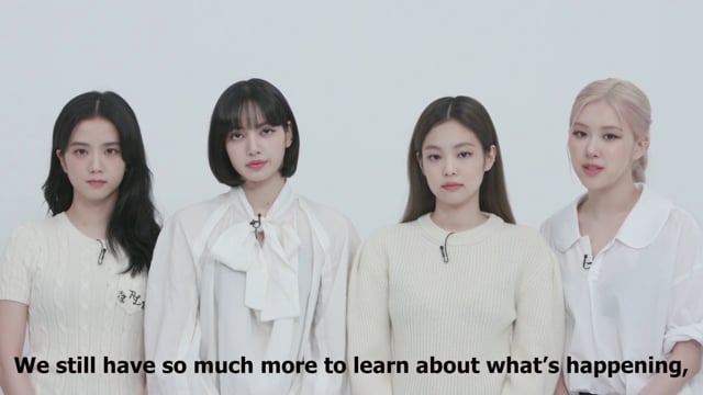 Blackpink's Call to Action