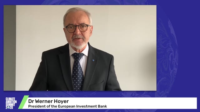 Dr Werner Hoyer<br>President of the European Investment Bank