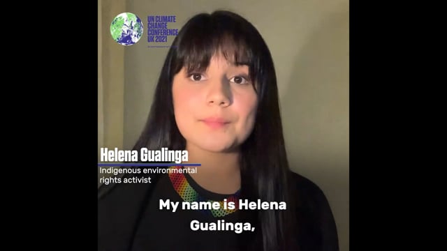 Helena Gualinga's Call to Action