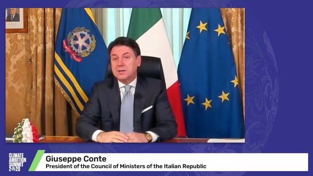 Giuseppe Conte<br>President of the Council of Ministers of the Italian Republic